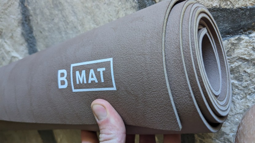 b yoga b mat everyday - the grippy texture does stain with moisture so we recommend a darker...