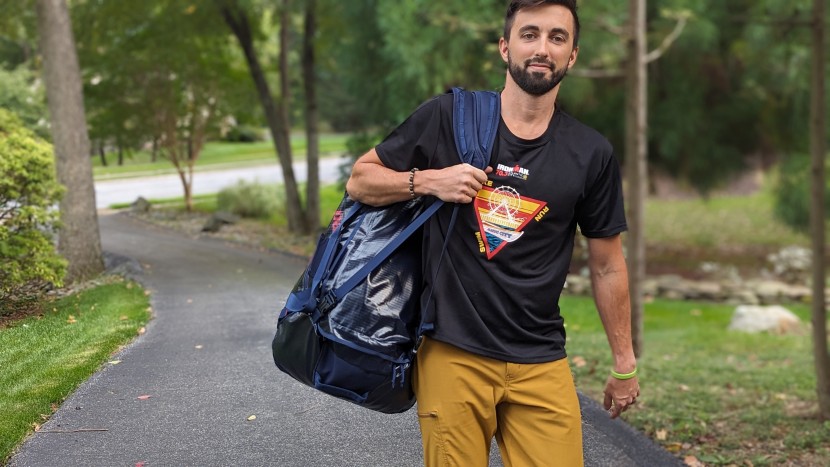 duffel bag - the black hole was comfortable to carry no matter how many straps or...