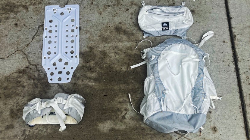 this pack is fairly modular, allowing you to wear the main pack body...