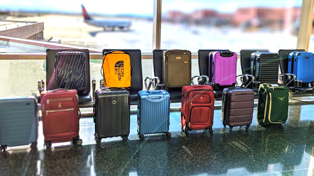 carry on luggage - lining up for a final family photo. in the end, we purchased and...