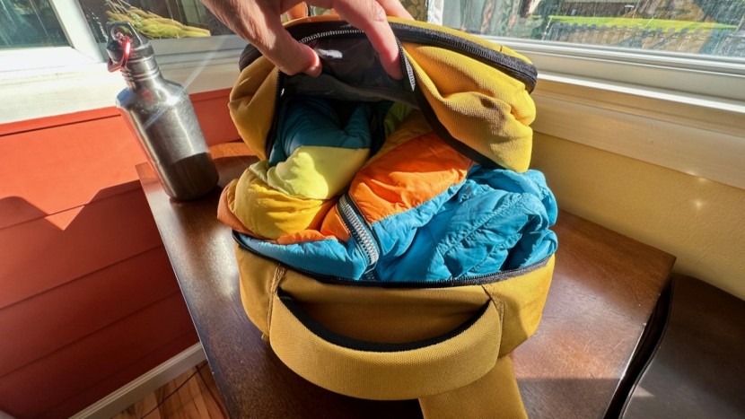 the volher goes big on all fronts: cargo space, padding, and features.