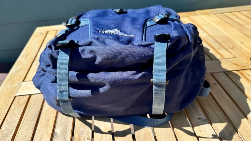 the addition of compression straps at the base of the high sierra...