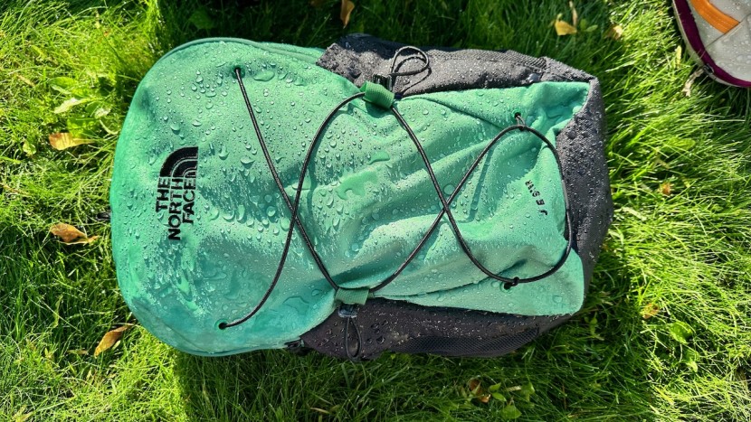 several bags displayed impressive water resistance in the face of...