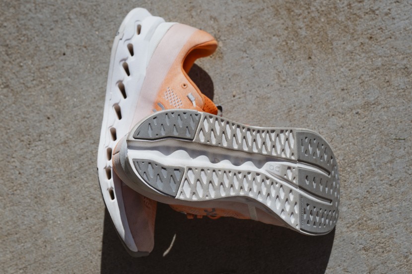 on cloudsurfer - we were surprised by how well the exposed foam outsole performed...