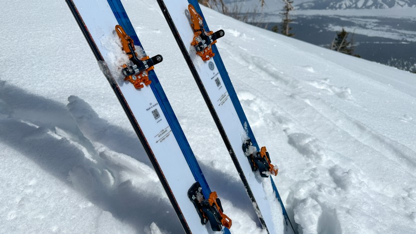 salomon qst echo 106 - pair heavy skis with light bindings for a worthy compromise in...