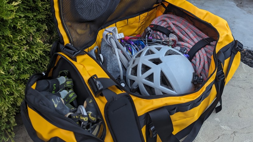 the north face base camp - the heavy-duty base camp had no trouble stowing all the essentials...