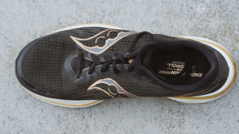 saucony endorphin speed 3 - the upper is high-quality and lightweight, but you can see how far...