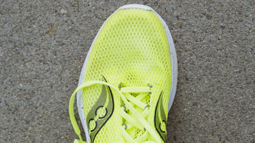 saucony kinvara 14 - similar to the endorphin pro 3, the upper is extremely light.