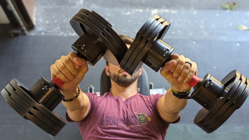 exercise equipment - we put standard and adjustable dumbbells through a myriad of...
