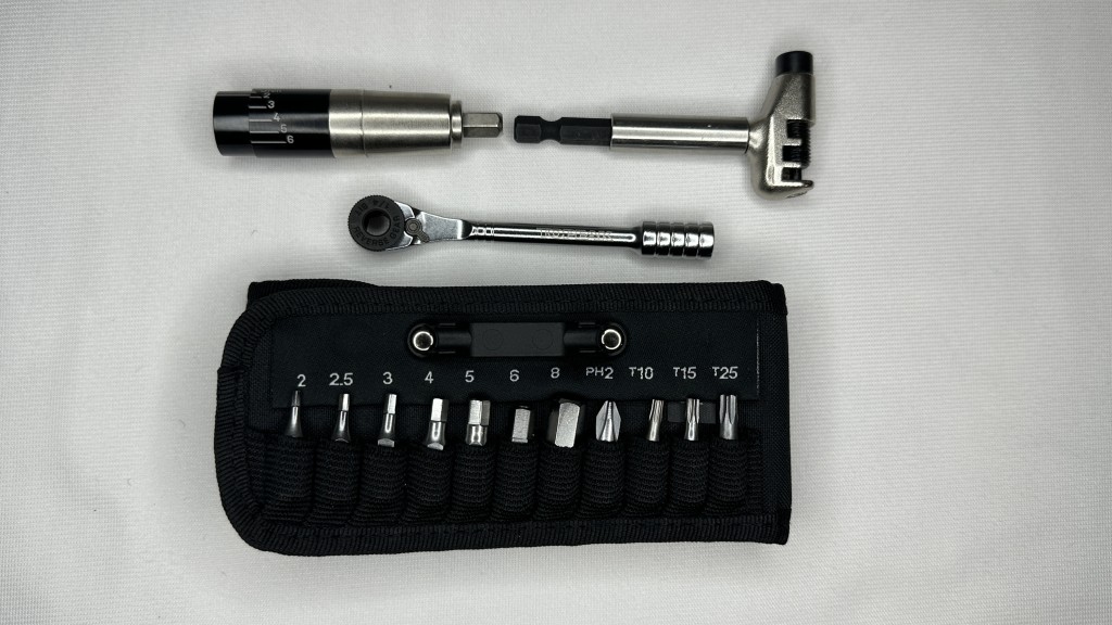 topeak ratchet rocket lite ntx+ - this kit is like a mini version of the ratchet set in your home...