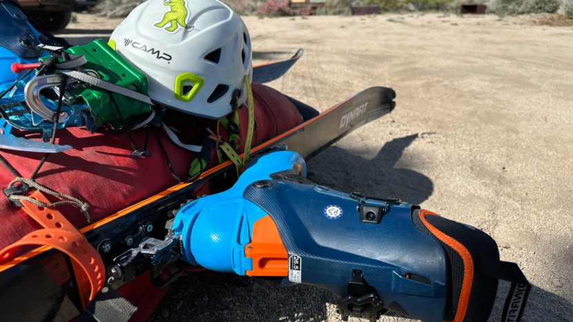 dynafit tlt x - boots, skis, and 35 pounds of the lightest ski mountaineering...