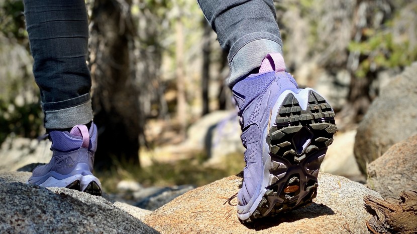hoka kaha 2 gtx for women - the vibram megagrip outsoles performed well on all types of terrain.