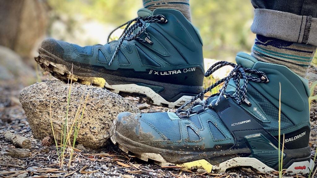 salomon x ultra 4 mid gore-tex for women - these modern hiking boots stood out for their versatile performance...