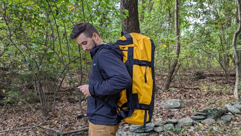 the north face base camp - the base camp is a staple piece of gear for the rugged adventurer.