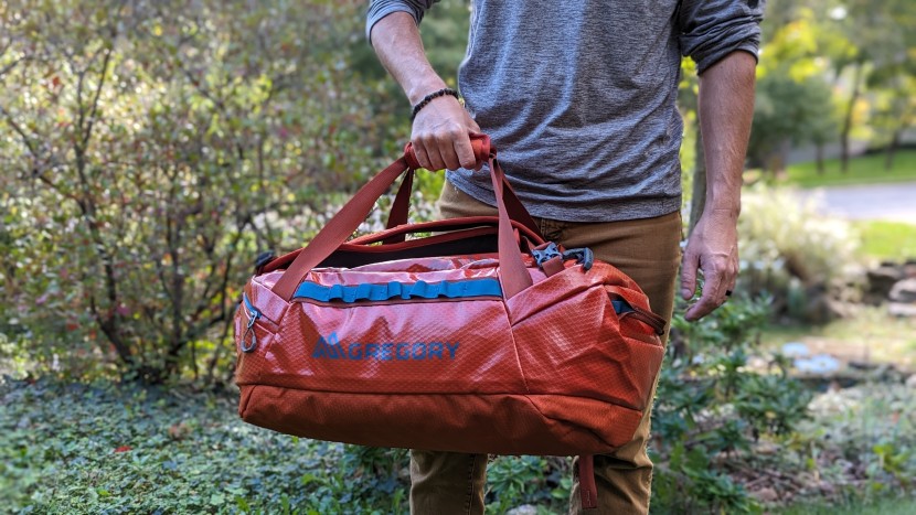 gregory alpaca - the briefcase handles and grab handles on either end provide a...