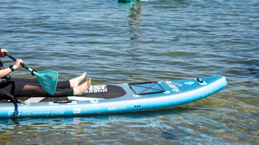 bluefin cruise carbon - the board is 32-inches wide along a good portion of its length with...