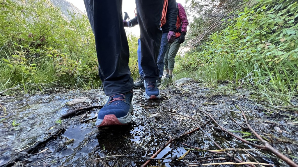 hoka anacapa 2 mid gtx - a steep 2 hour hike with loose trail, mud, talus and scree was a...