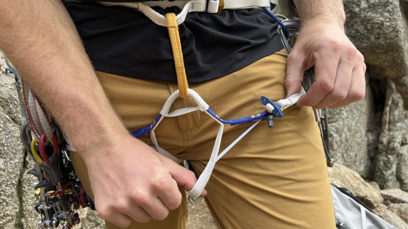 the waist belt offers plenty of length adjustment, and the leg loops...