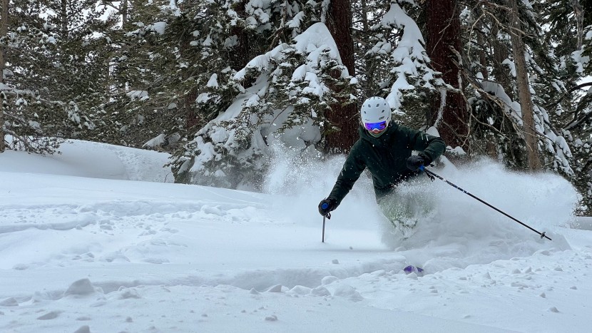 salomon qst lumen 98 - solid performance in less than 8 inches of powder, and then it's...