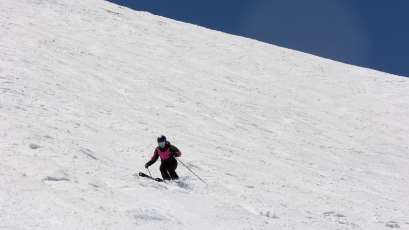 stockli nela 88 for women - the lack of kick-back is a benefit in the bumps, keeping the skier...