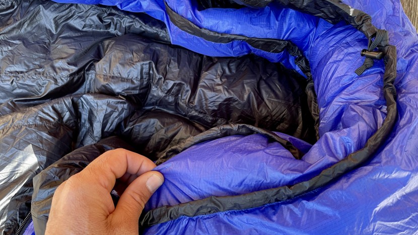 western mountaineering ultralite - very light 12 denier fabric inside and out is one of the properties...