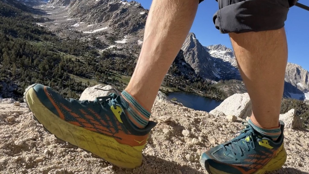 hoka speedgoat 5.0 - more cushion for long days on hard ground. cover more miles with...