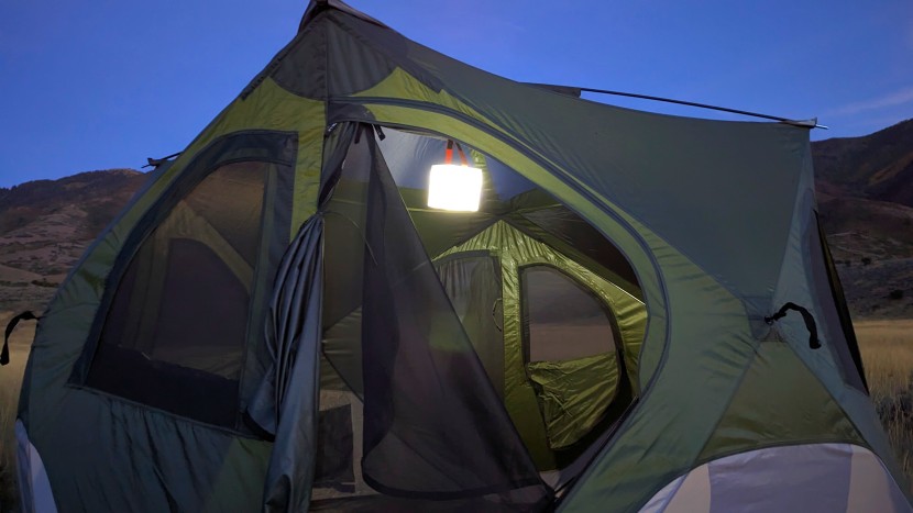 gazelle t4 hub - getting ready to hunker down. there's enough head room that even a...