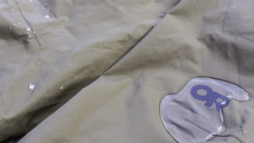 the foray's gore-tex paclite fabric offered some of the best water...