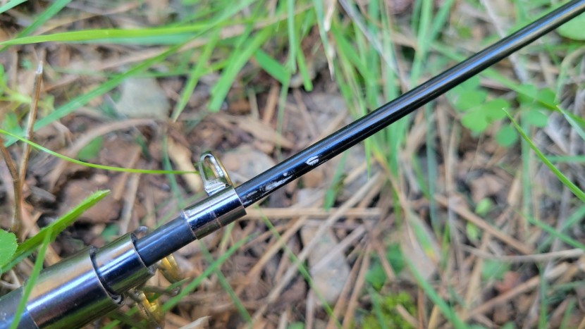 during testing the tip section of the plusinno carbon fiber...