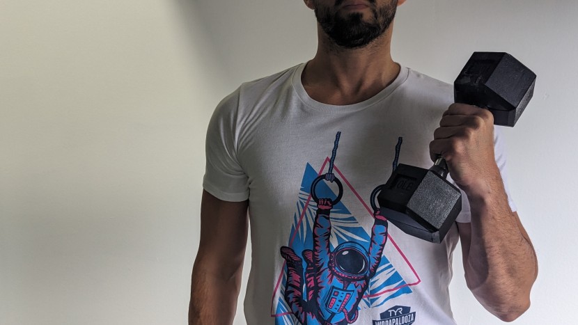 amazon basics rubber encased hex - whether you are using one or two dumbbells, the amazon basics hex is...