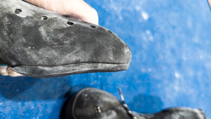 scarpa chimera - the soft rubber on the toe box allowed our big toe to push out over...