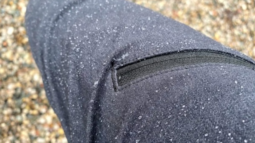 royal robbins alpine road - rain beads well on the royal robbins alpine road's softshell-like...