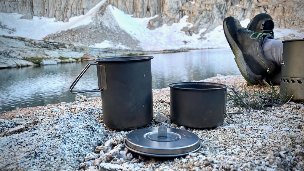 snow peak ti-mini solo combo 2.0 - the snow peak ti-mini solo combo 2.0 is the perfect cookware set for...