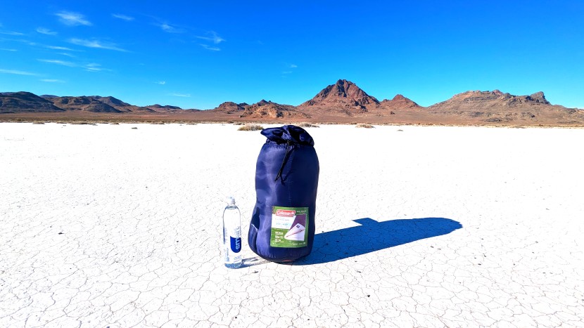 coleman brazos - the brazos and his 1-liter camping buddy. this bag doesn't pack up...