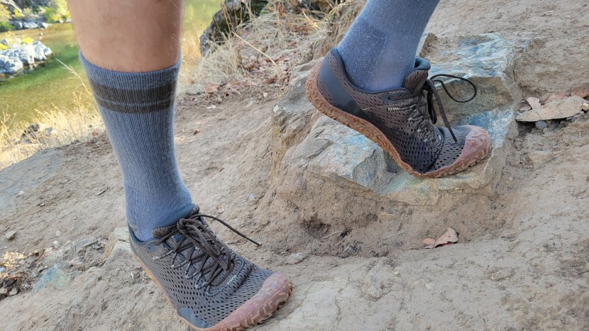 merrell vapor glove 6 - whatever the trail condition, the merrell vapor glove 6 will allow...
