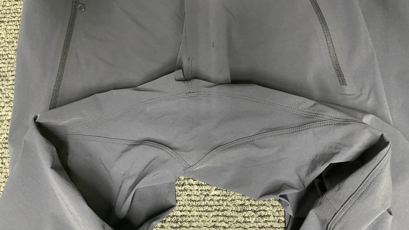 arc'teryx gamma pant - the gusset (diamond shape) in the crotch creates a little more space...