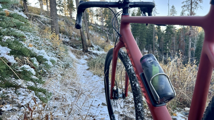 santa cruz stigmata carbon cc apex - playing chase with winter in the sierra nevadas, the stigmata is a...