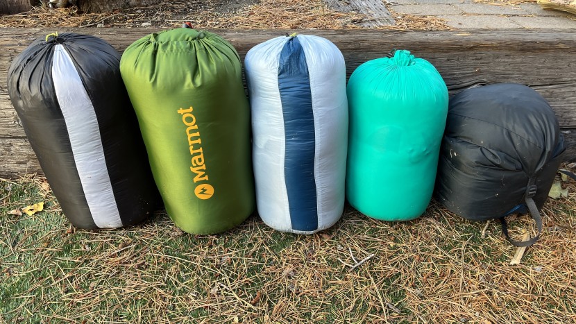 all of these bags would be able to pack smaller with a compression...