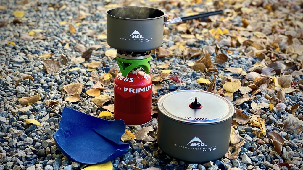 msr fusion ceramic 2-pot set - if non-stick performance, easy cleanup, and packability are at the...