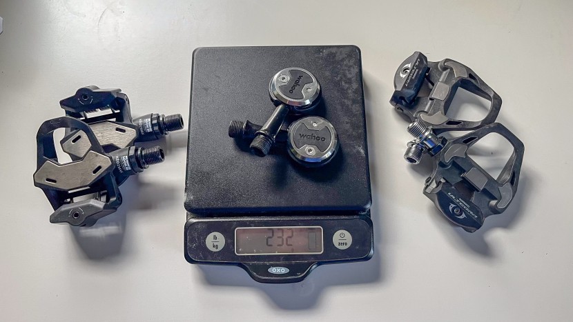 road bike pedals - the pedal weights alone are interesting, but not the whole story...