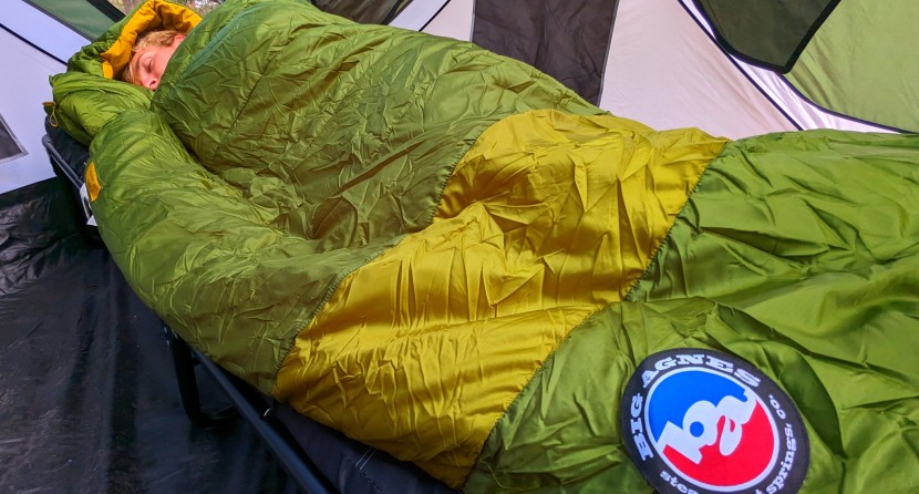 camping sleeping bag - bags that could swallow us up and keep us toasty all night were at...