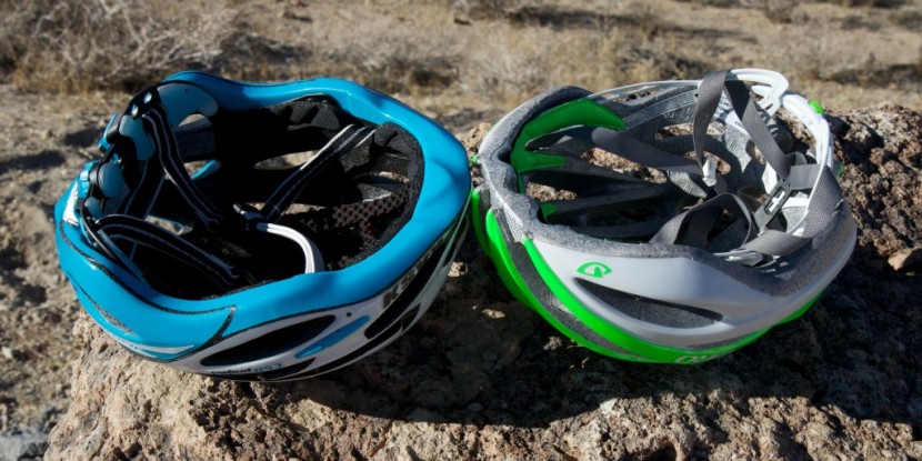 kask vertigo - in contrast to the the giro atmos (right), the vertigo's shell...