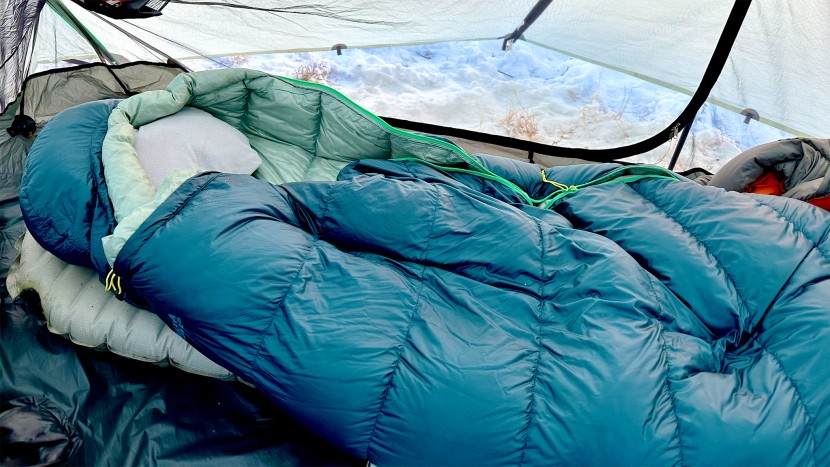 therm-a-rest hyperion 20 - the hyperion keeps us nice and toasty on a cold late autumn night...