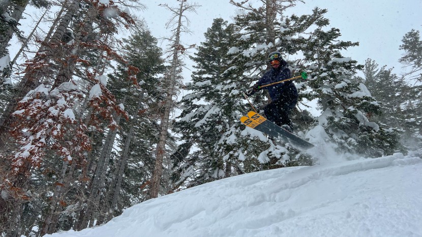 salomon qst 92 - into the air on the salomon qst 92.