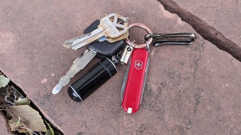 the victorinox classic sd swiss army knife is an everyday carry...