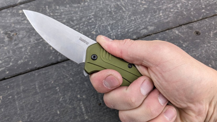 pocket knife - the link's thumb rise is well suited to give continuous cutting...
