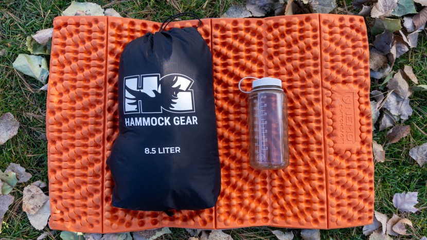 burrow in its provided stuff sack takes up a fair bit of space...