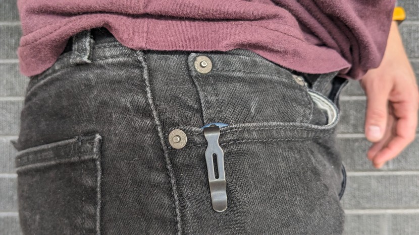 pocket knife - an unobtrusive pocket clip is an especially important piece of...