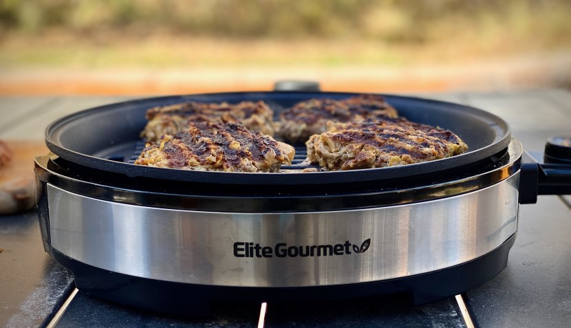 portable grill - though this electric model doesn't offer significant output power...