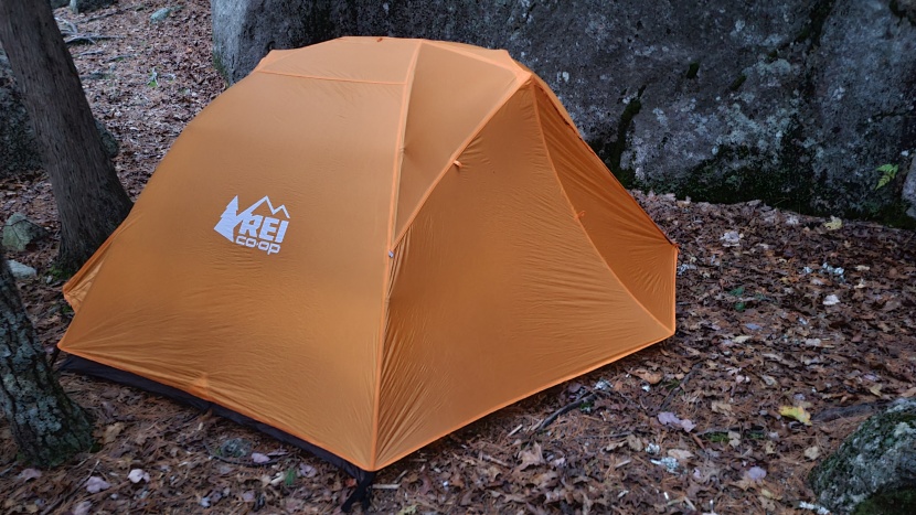 rei co-op half dome sl 2+ - the large tent and generous vestibule will keep you dry while you...